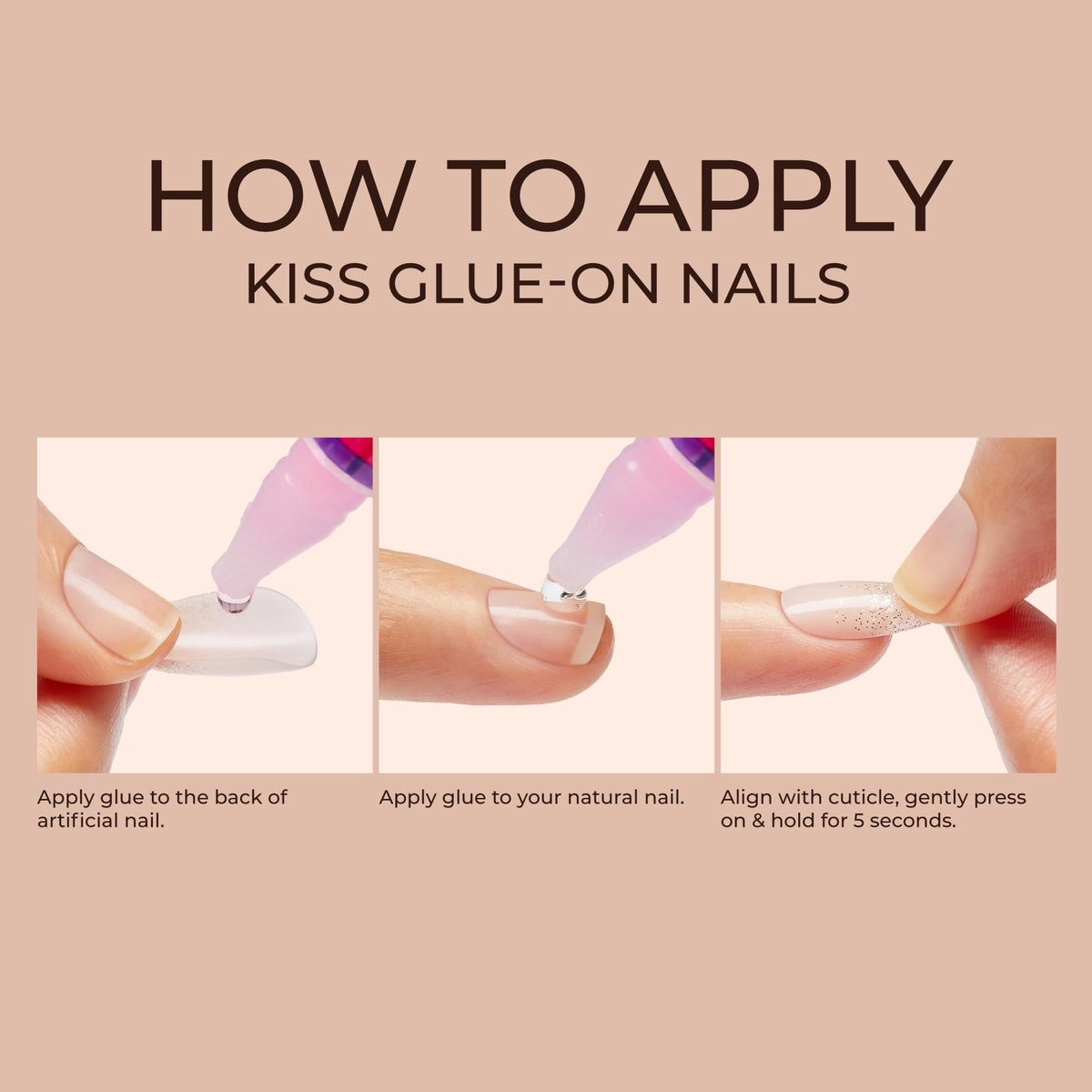 KISS Classy Fake Nails in various styles and shapes