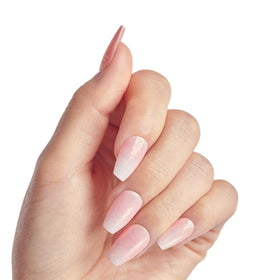 KISS Classy French nails in coffin shape