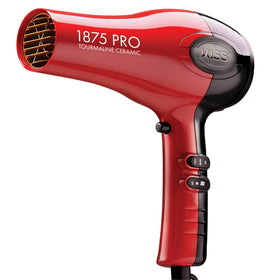 KISS hair dryer with sectioning clips laid out