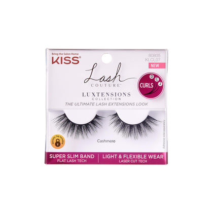 KISS Lash Couture LuXtensions Cashmere False Eyelashes front view