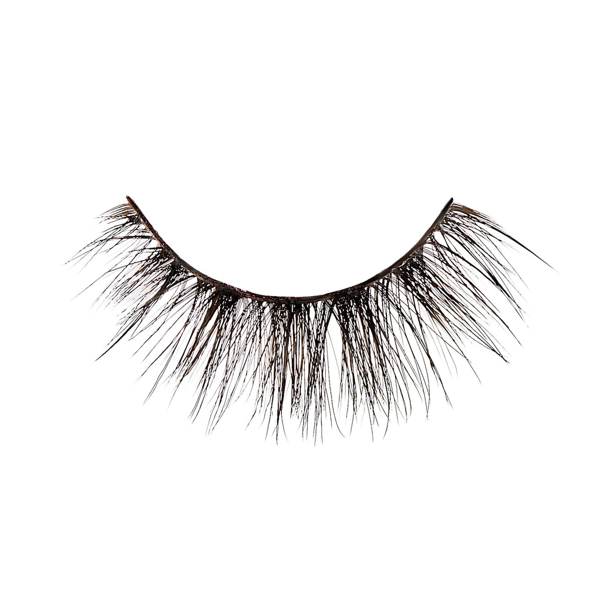 KISS LuXtensions Velvet false eyelashes on model