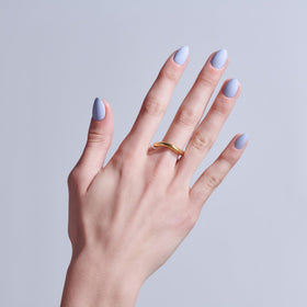 KISS Press On Nails 'Flee' showing a variety of nail sizes