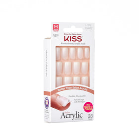 KISS Salon Acrylic Press-On Nails Euphoria package with included glue and tools