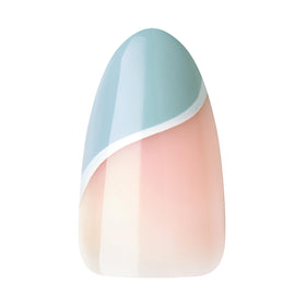 KISS Voguish Fantasy Press On Nails close-up of almond shape