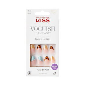 KISS Voguish Fantasy Press On Nails multicolor front view