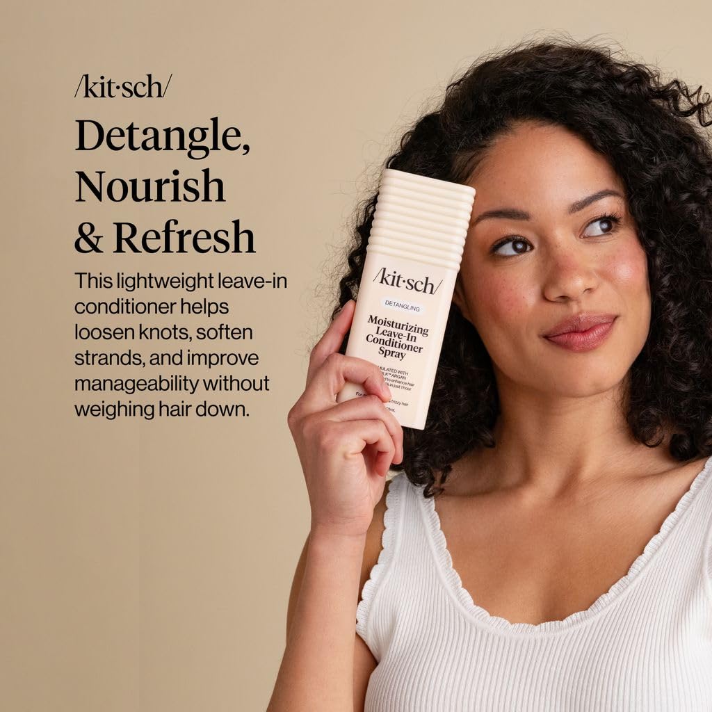 Kitsch Argan Milk Leave In Conditioner Spray 6.3oz back view