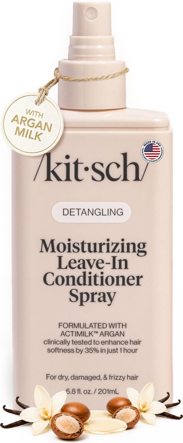 Kitsch Argan Milk Leave In Conditioner Spray 6.3oz front view