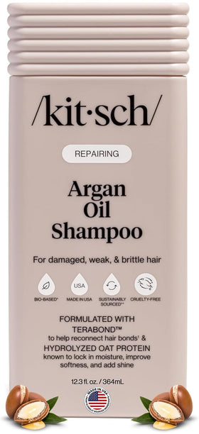 Kitsch Argan Oil Shampoo 12.3 oz front view