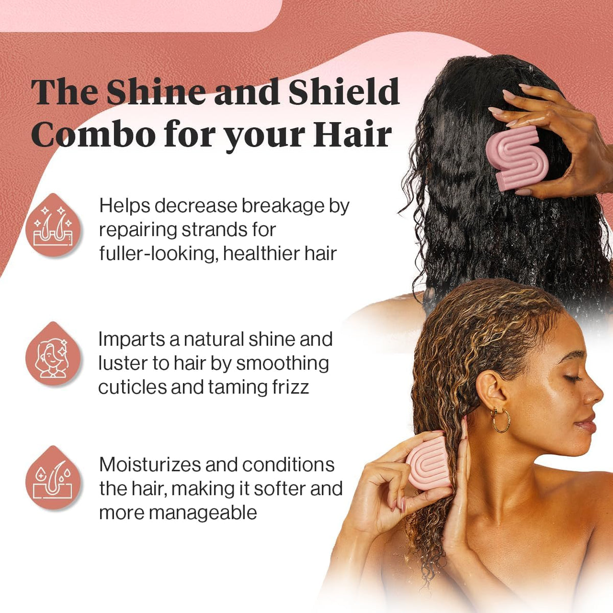 Kitsch Castor Oil Shampoo and Conditioner set packaging