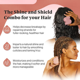 Kitsch Castor Oil Shampoo and Conditioner set packaging