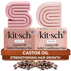 Kitsch Castor Oil Shampoo bar front view