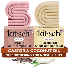 Kitsch Castor Oil Shampoo Bar front view