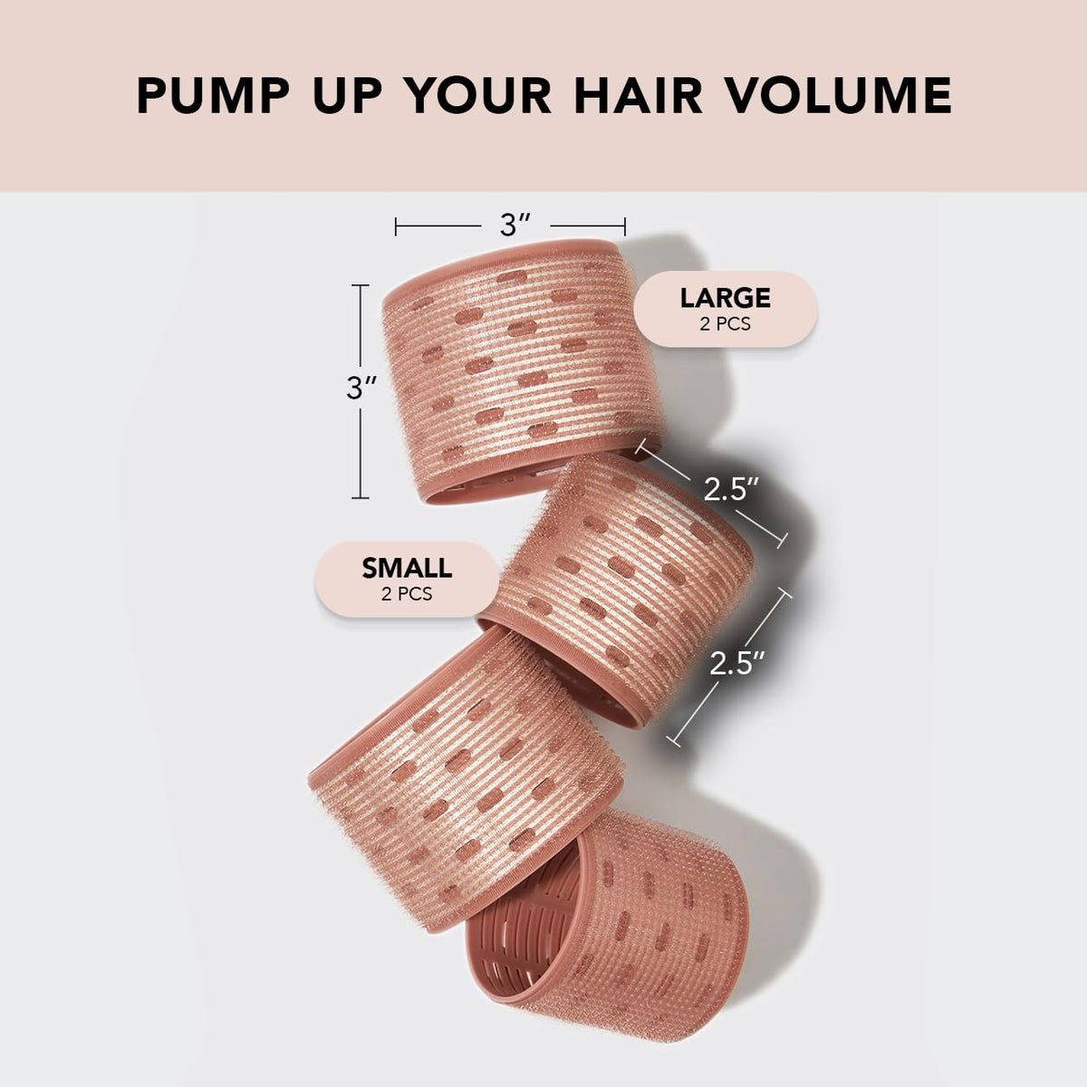 Kitsch Ceramic Hair Rollers packaging side view