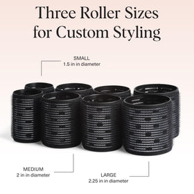 Kitsch Ceramic Hair Rollers showcasing their lightweight design