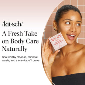 Kitsch Cleansing Tart Cherry Body Wash Bar Soap packaging