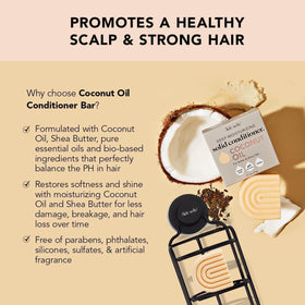 Kitsch Coconut Oil Conditioner Bar side view