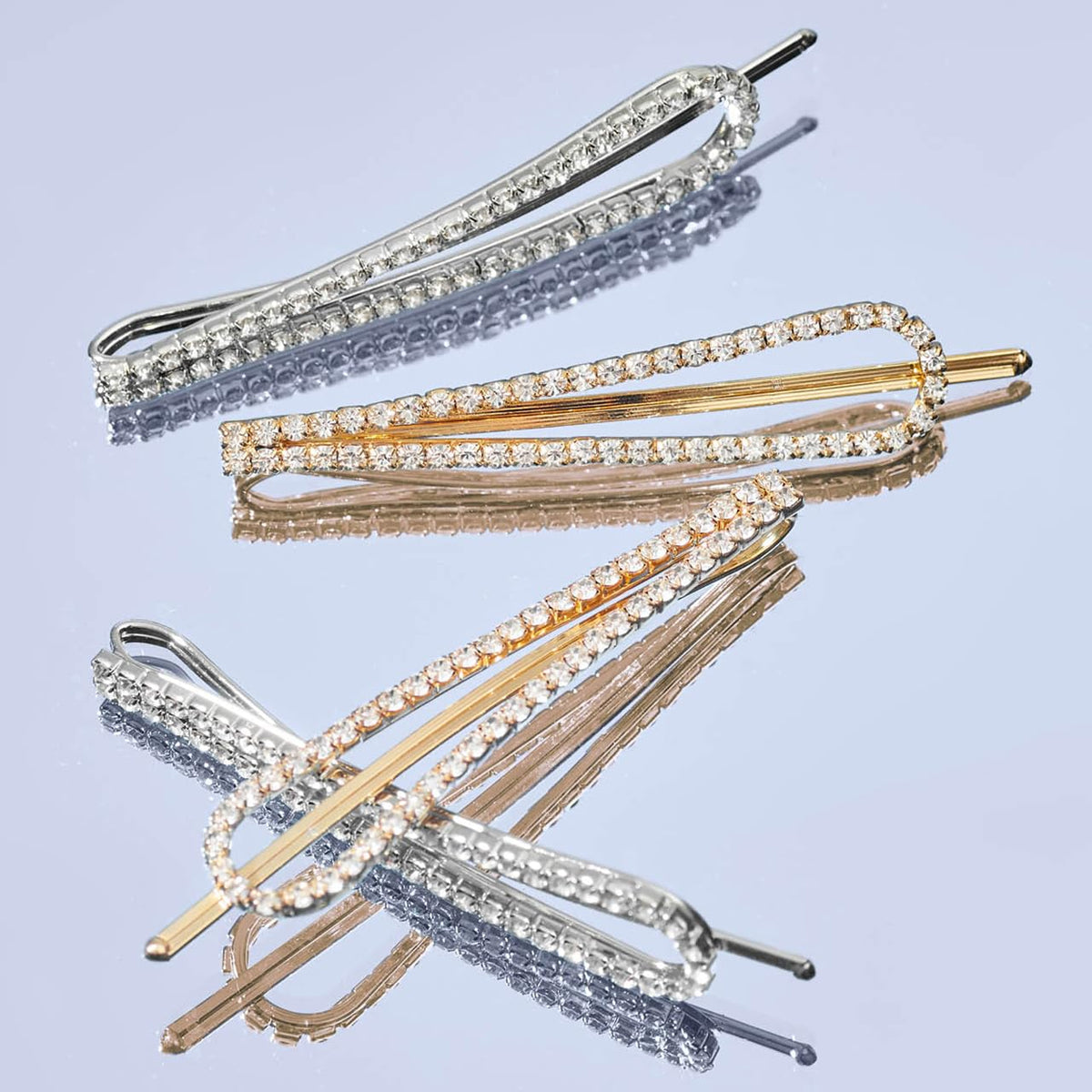 Kitsch decorative bobby pins in a gift box