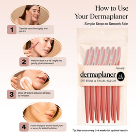 Kitsch Dermaplane Razor, eco-friendly design