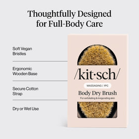 Kitsch Dry Brushing Body Brush in a lifestyle setting