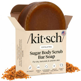 Kitsch Exfoliating Sugar Scrub Body Wash Bar Soap front view
