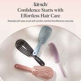 Kitsch Flexi Flow Detangler Brush lifestyle scene