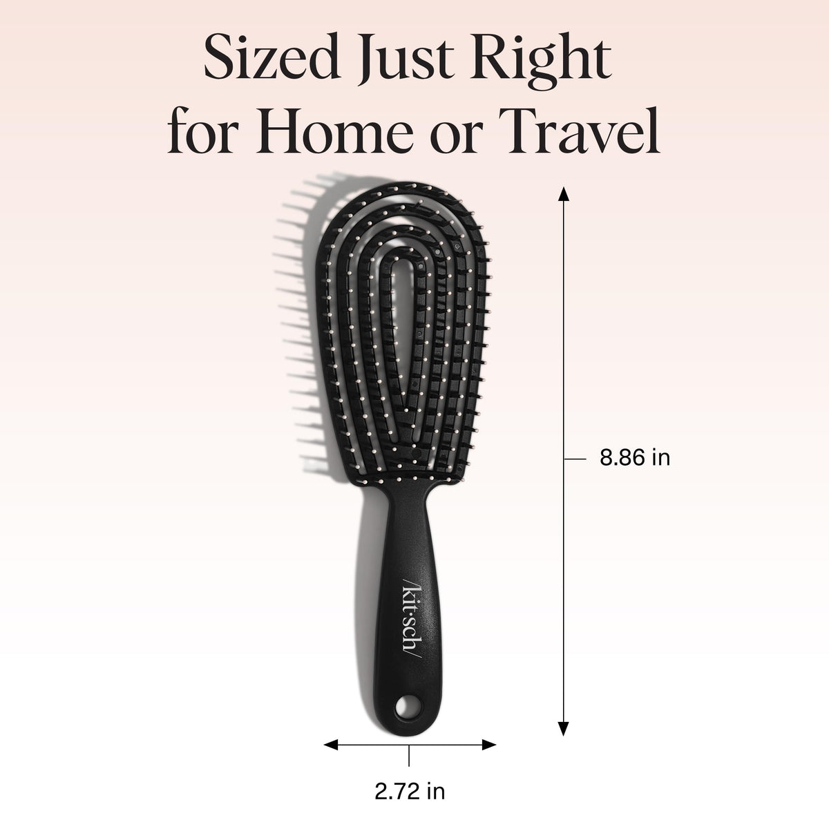 Kitsch Flexi Flow Detangler Brush packaging