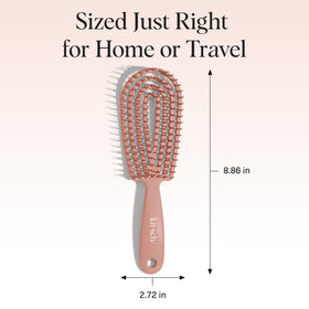 Kitsch Flexi Flow Detangler Brush with packaging
