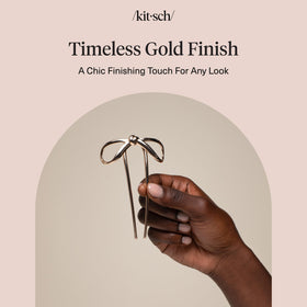 Kitsch French Hair Pin on a model's hair