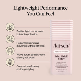 Kitsch Frizz Shield Hair Spray 6.3 oz back view