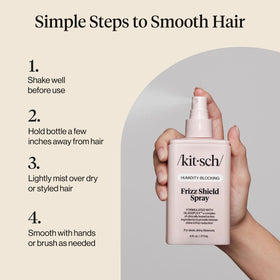 Kitsch Frizz Shield Hair Spray packaging details
