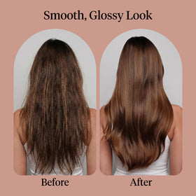 Kitsch Frizz Shield Hair Spray with hair styling tools