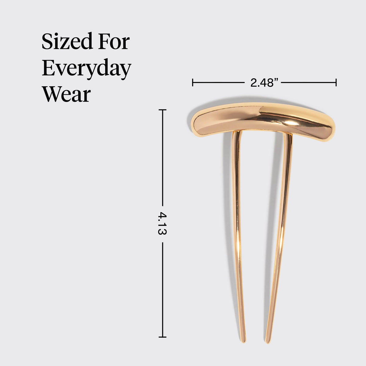 Kitsch Gold French Hair Pin in a gift box