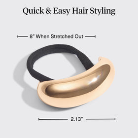 Kitsch Gold Hair Cuff displayed with other hair accessories