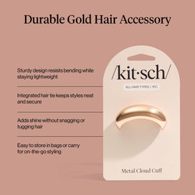 Kitsch Gold Hair Cuff in packaging