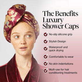 Kitsch Gryffindor Microfiber Hair Towel Wrap showing lion crest