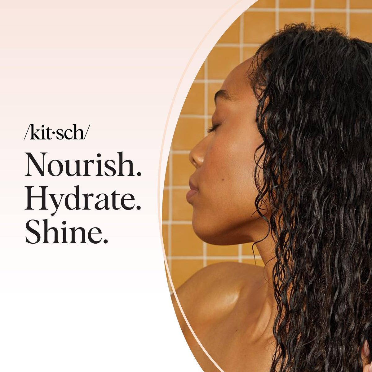Kitsch hair care set with natural ingredients