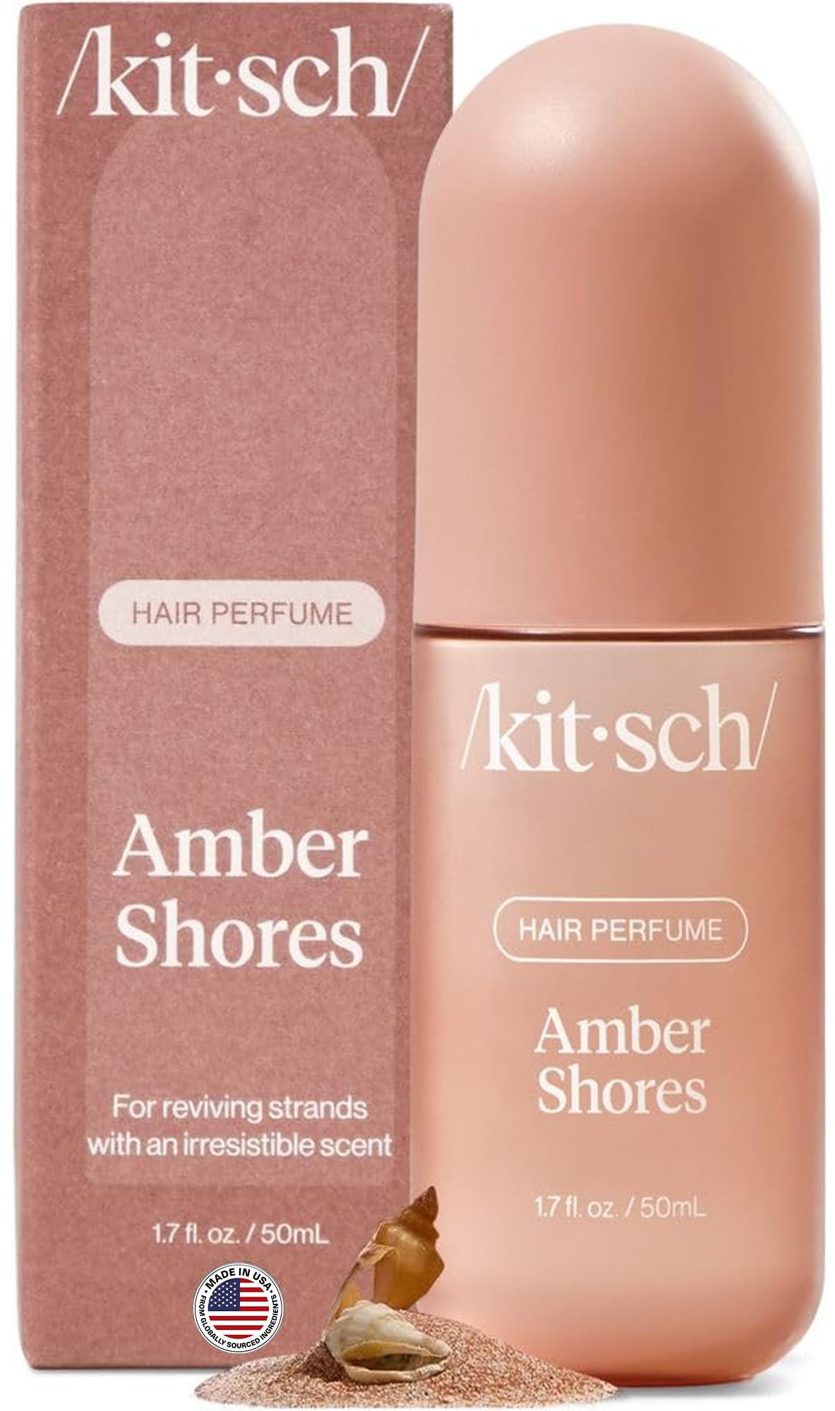 Kitsch Hair Perfume Amber Shores 50mL front view