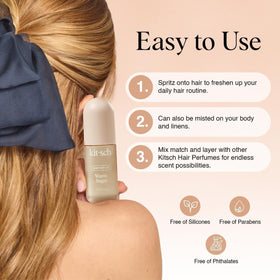 Kitsch Hair Perfume mist being sprayed