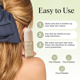 Kitsch Hair Perfume Pistachio Latte back view