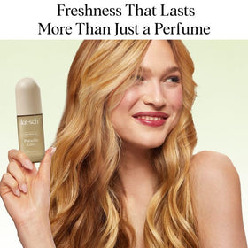 Kitsch Hair Perfume Pistachio Latte mist spray in lifestyle setting