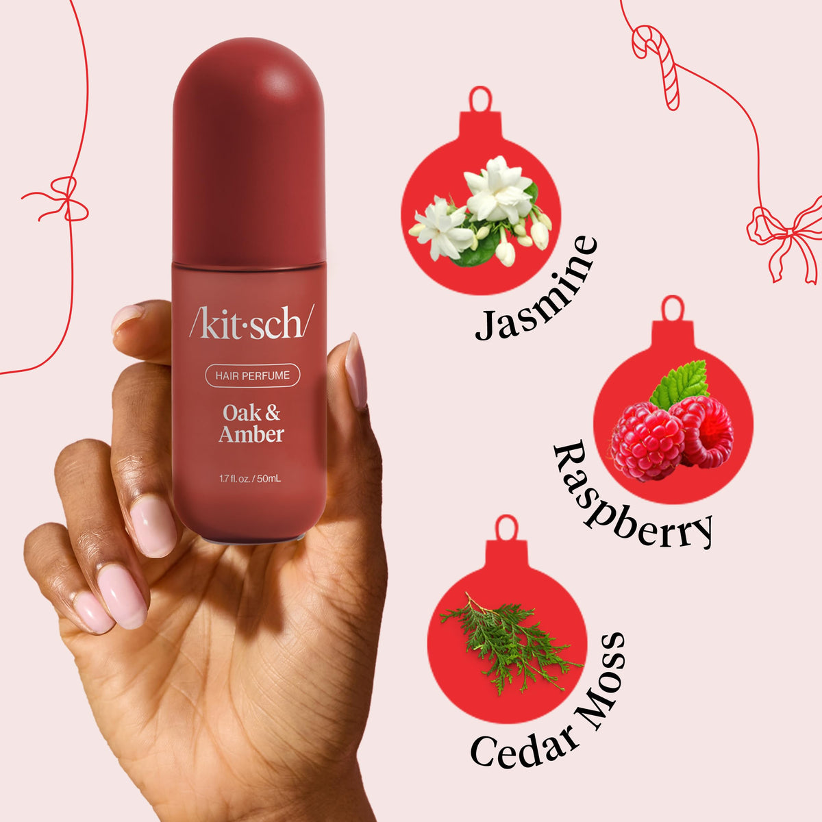 Kitsch Hair Perfume set displayed on a vanity