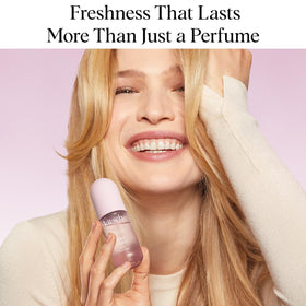 Kitsch Hair Perfume Sheer Violet 50mL bottle side view