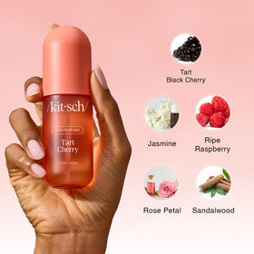 Kitsch Hair Perfume Tart Cherry held in hand