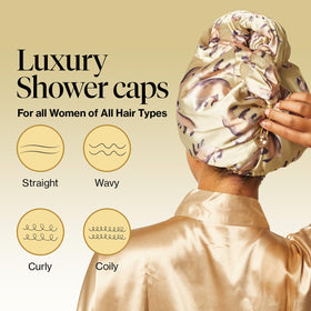 Kitsch Harry Potter Microfiber Hair Towel Wrap Hufflepuff in use