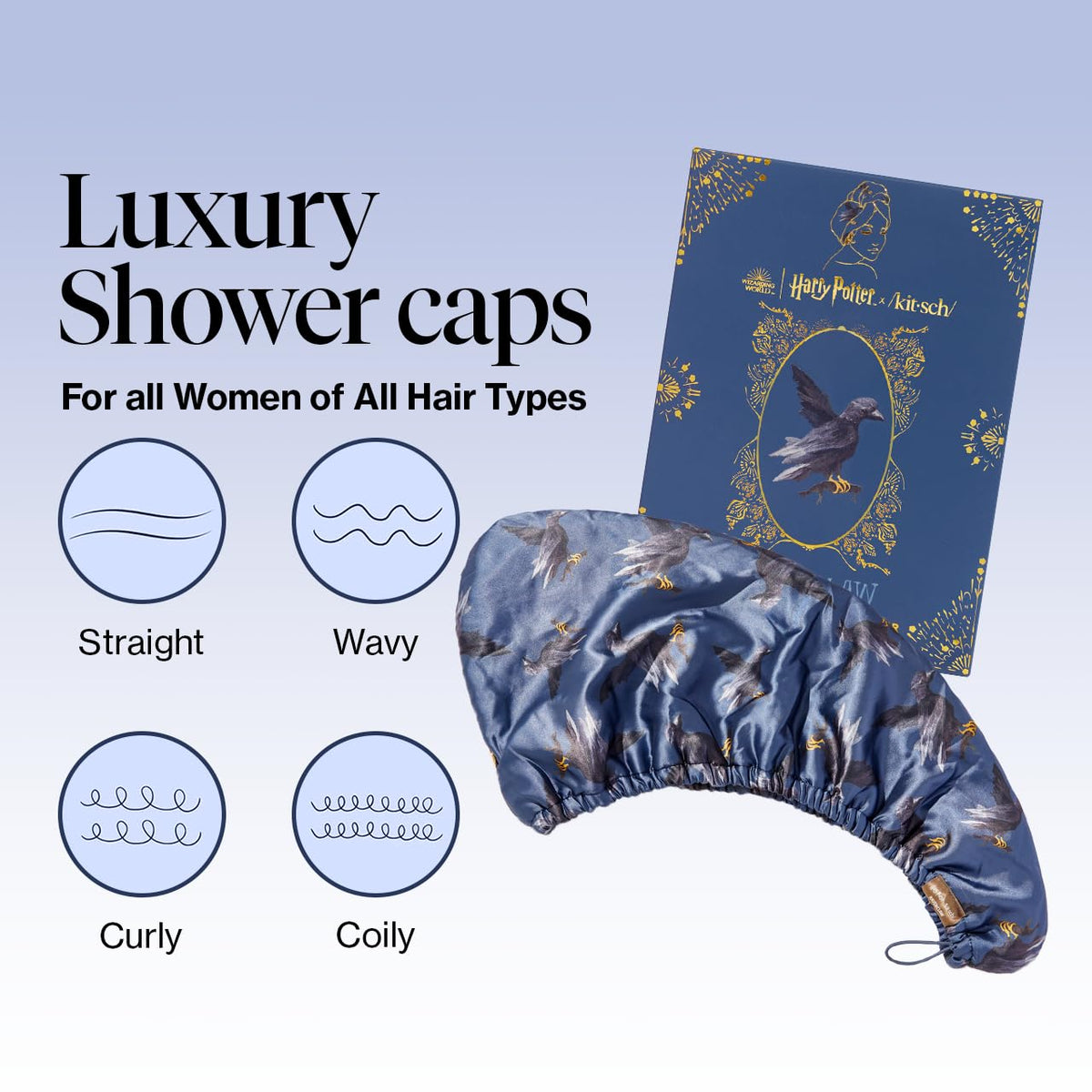 Kitsch Harry Potter Microfiber Hair Towel Wrap Ravenclaw packaging
