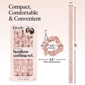 Kitsch heatless curling rod in use overnight