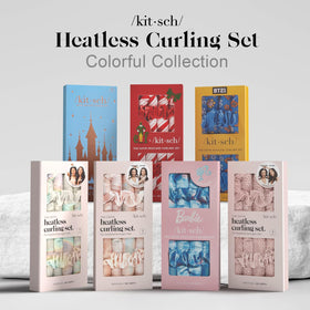 Kitsch heatless curls set with user styling hair