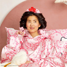 Kitsch Hello Kitty styling tools on vanity