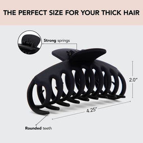 Kitsch Large Hair Clips showing easy-grab handles