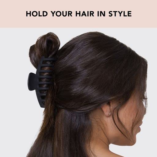 Kitsch Large Hair Clips side view with rounded teeth